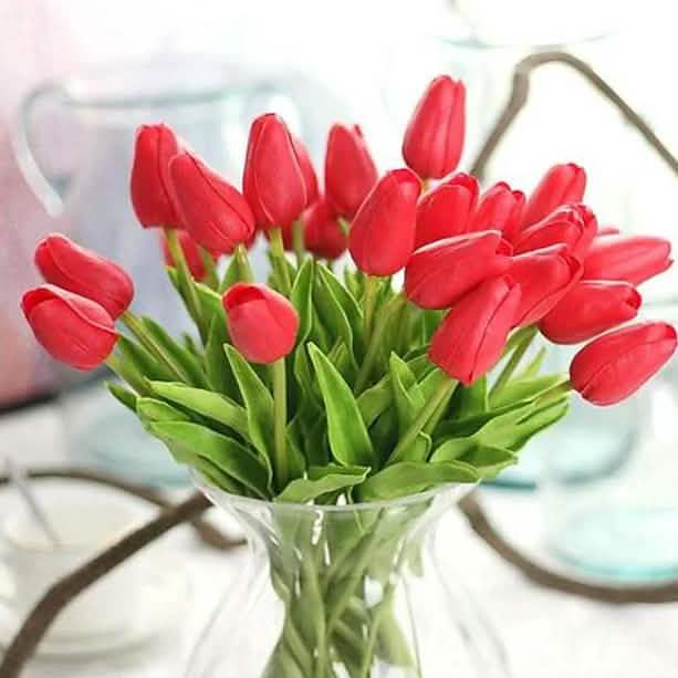 10-Pieces: PU Modern Style Bouquet Tabletop Flower Bouquet DailySale