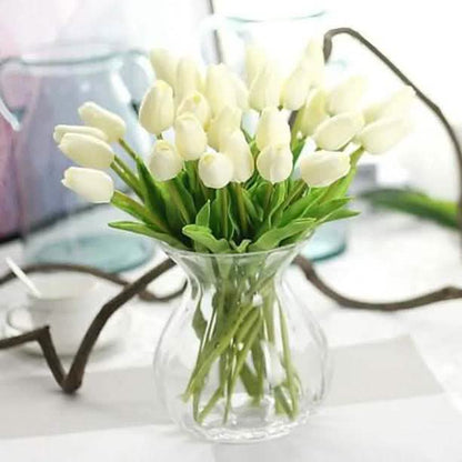 10-Pieces: PU Modern Style Bouquet Tabletop Flower Bouquet DailySale