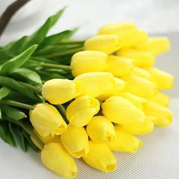 10-Pieces: PU Modern Style Bouquet Tabletop Flower Bouquet DailySale