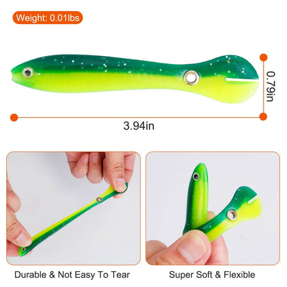 10-Pieces: Realistic Bass Loach Swimming Lure DailySale