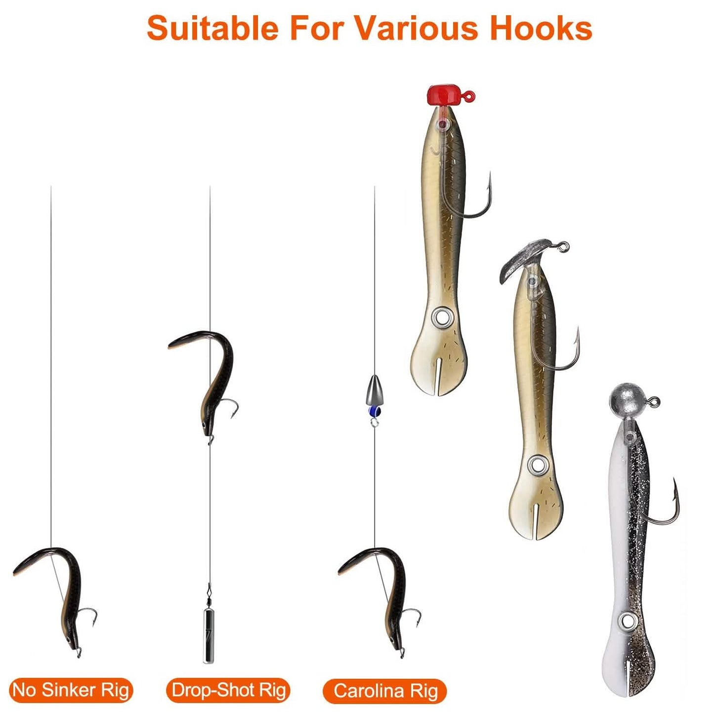 10-Pieces: Realistic Bass Loach Swimming Lure DailySale