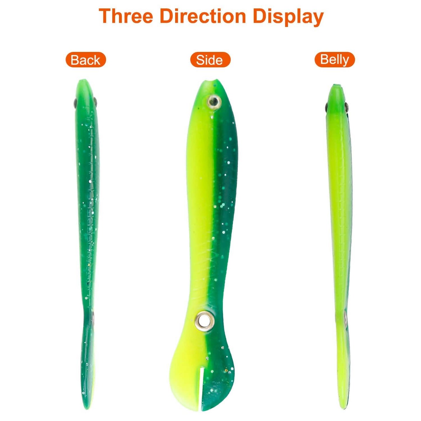 10-Pieces: Realistic Bass Loach Swimming Lure DailySale
