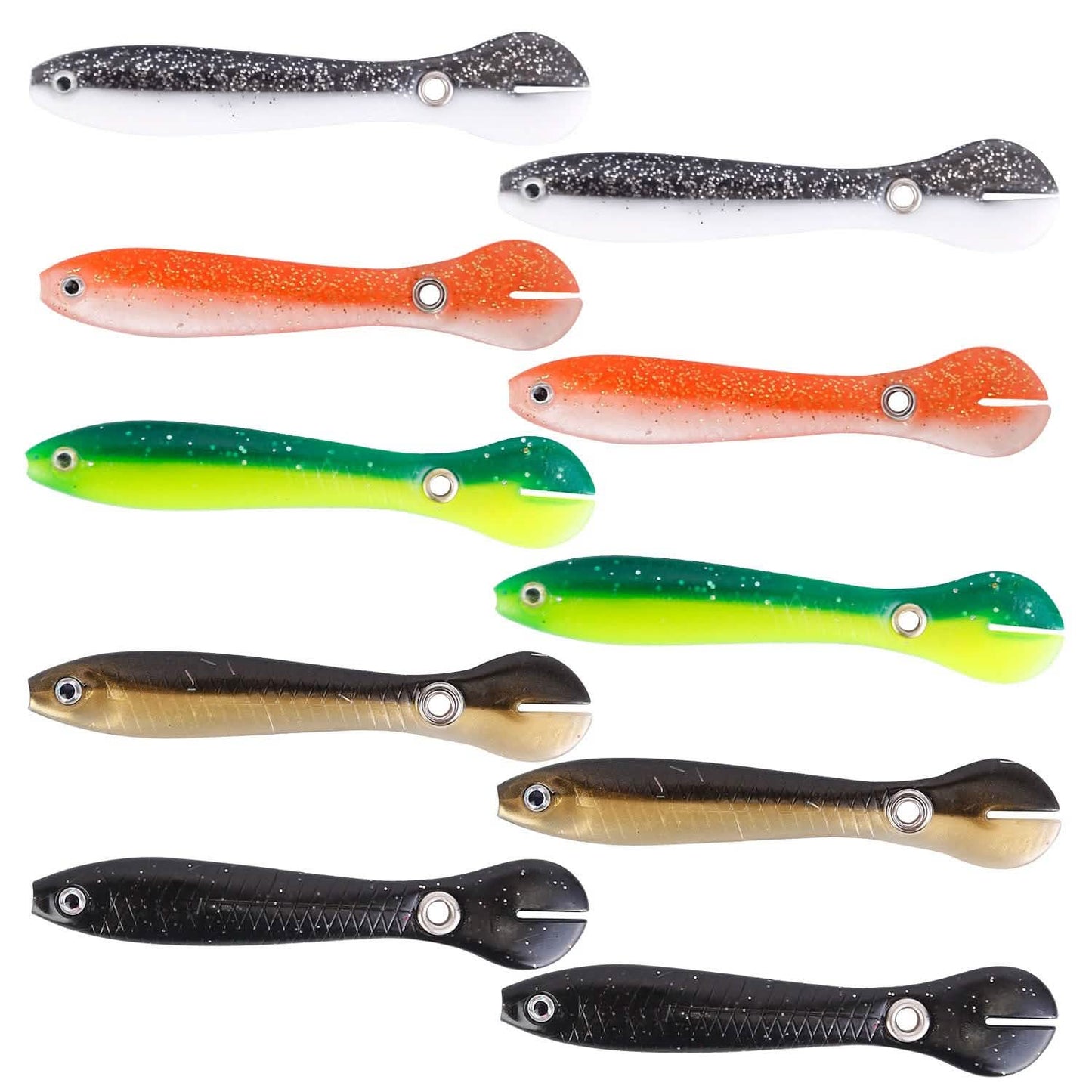 10-Pieces: Realistic Bass Loach Swimming Lure DailySale