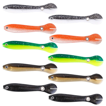 10-Pieces: Realistic Bass Loach Swimming Lure DailySale