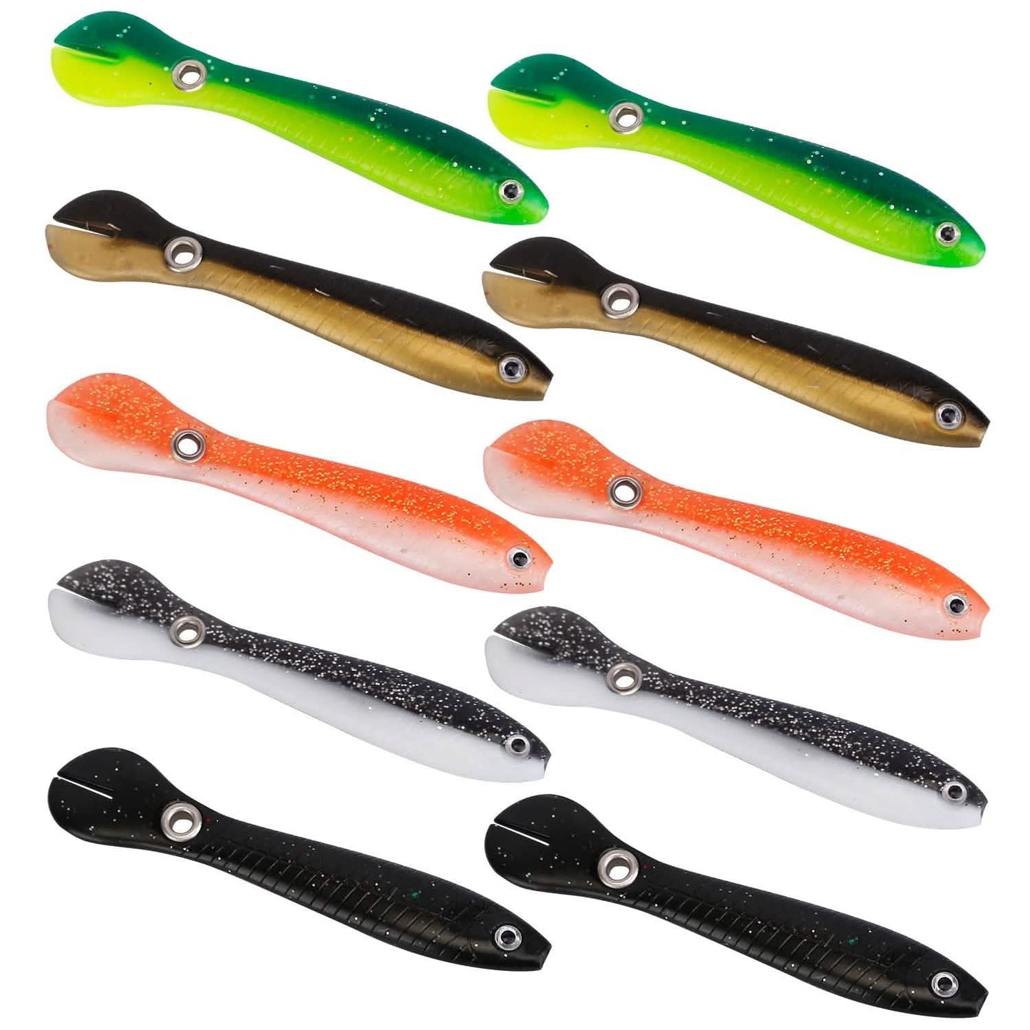 10-Pieces: Realistic Bass Loach Swimming Lure DailySale
