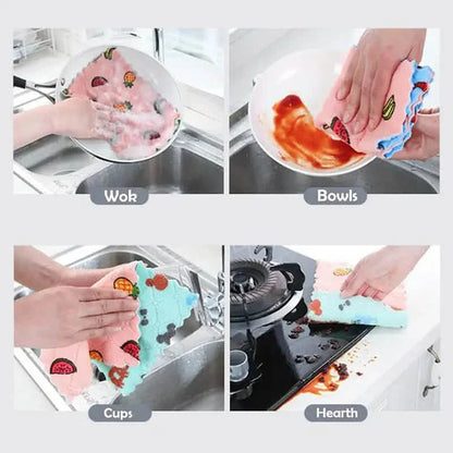 10-Pieces: Reusable Dish Cellulose Sponge Cloths DailySale
