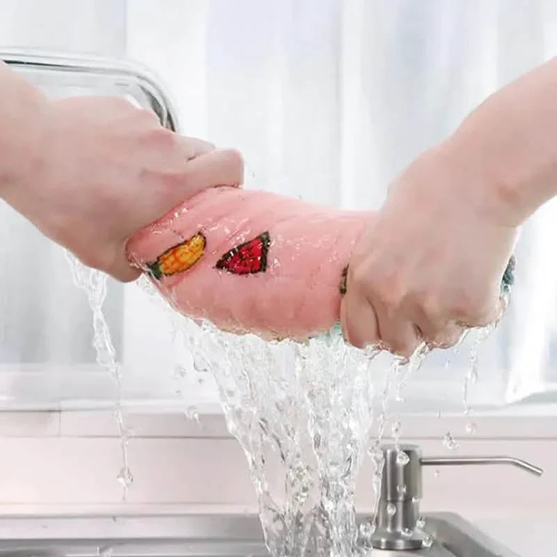 10-Pieces: Reusable Dish Cellulose Sponge Cloths DailySale