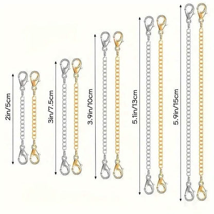 10-Pieces: Stainless Steel Chain Extender DailySale
