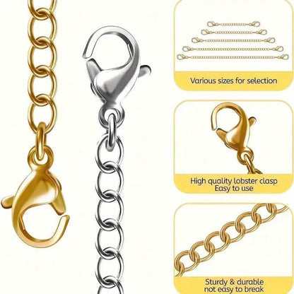 10-Pieces: Stainless Steel Chain Extender DailySale