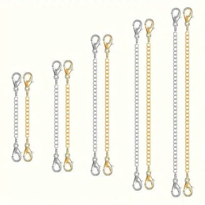 10-Pieces: Stainless Steel Chain Extender DailySale