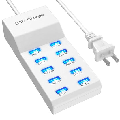 10-Ports 50W USB Wall Fast Charging Power Adapter DailySale