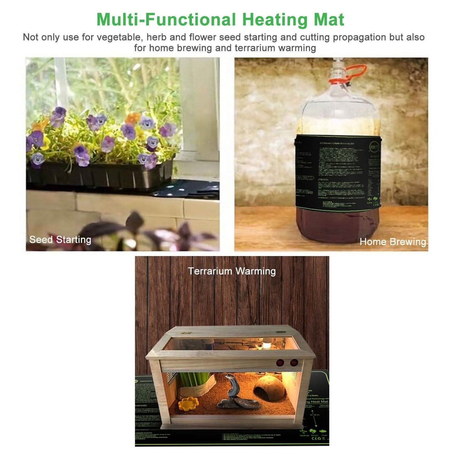 10" x 20" Seedling Heat Mat for Seed Germination DailySale