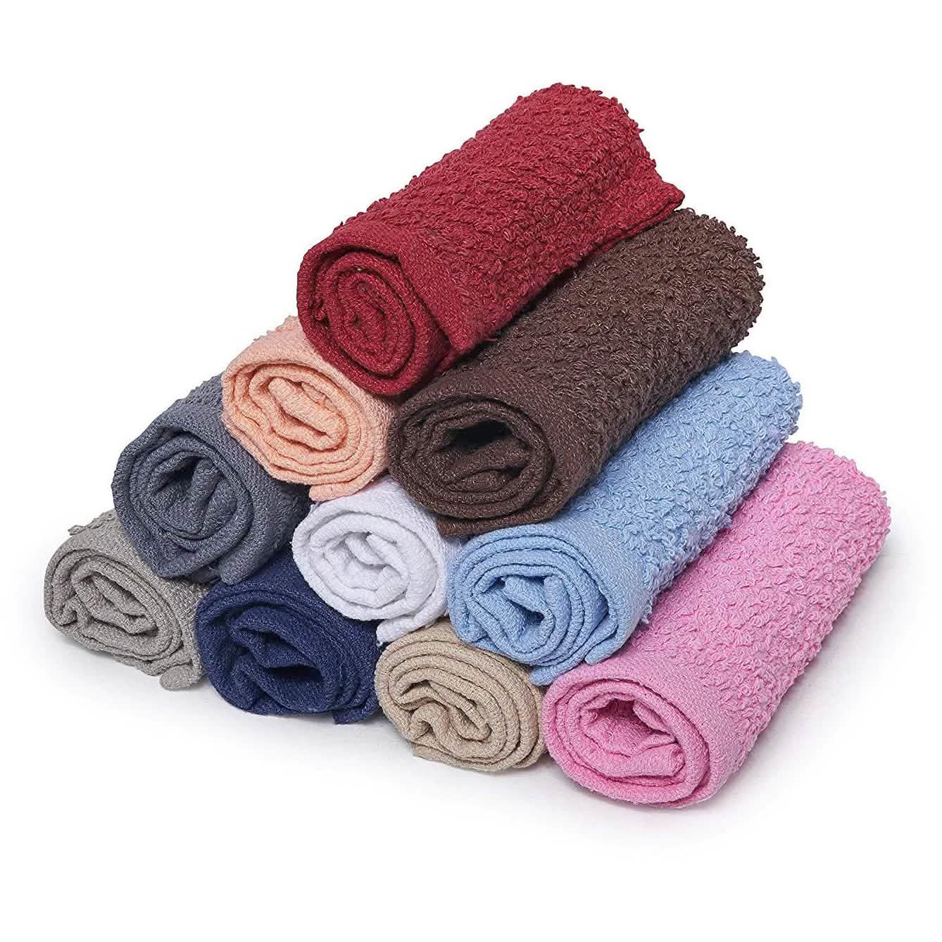 100% Cotton Absorbent Kitchen Washcloth Towel Set DailySale