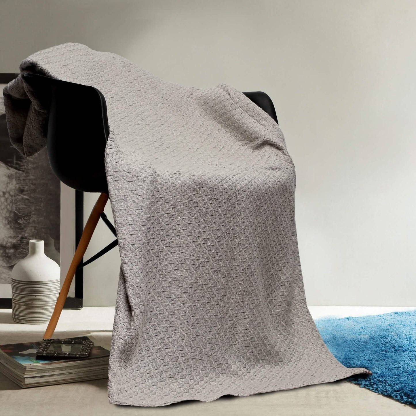 100% Cotton Oversized Heavy Super Soft Throw Blanket Cover DailySale