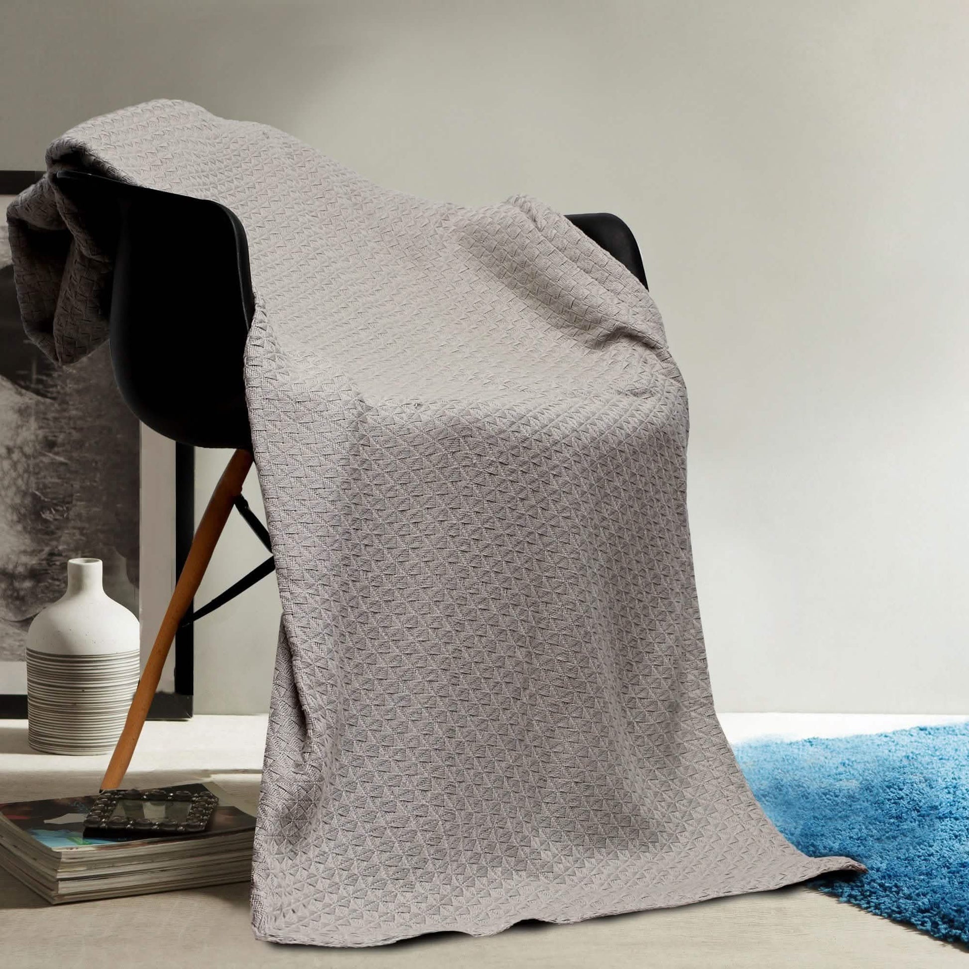 100% Cotton Oversized Heavy Super Soft Throw Blanket Cover DailySale