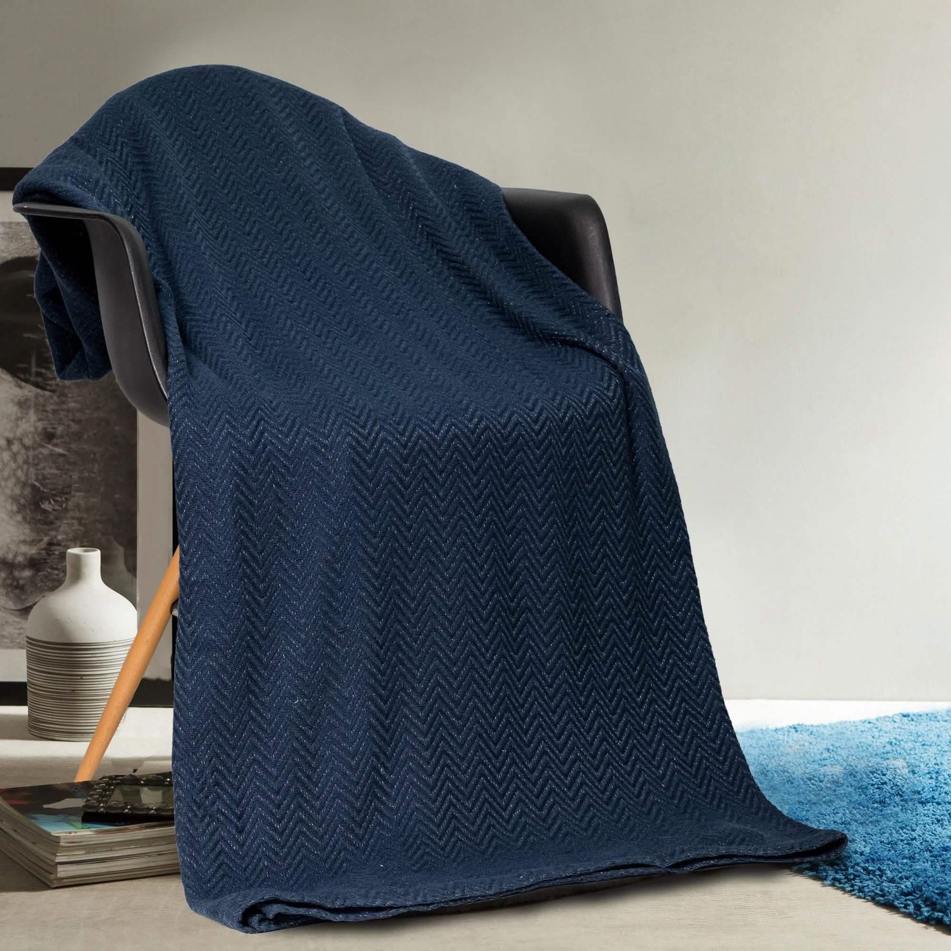 100% Cotton Oversized Heavy Super Soft Throw Blanket Cover DailySale