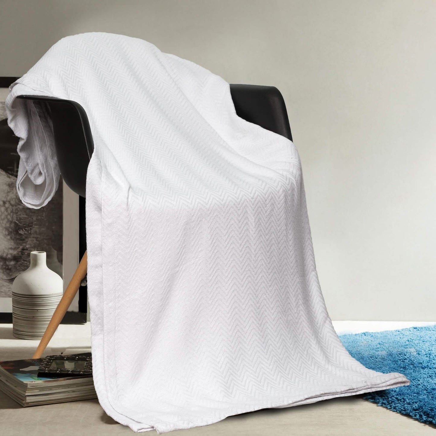 100% Cotton Oversized Heavy Super Soft Throw Blanket Cover DailySale