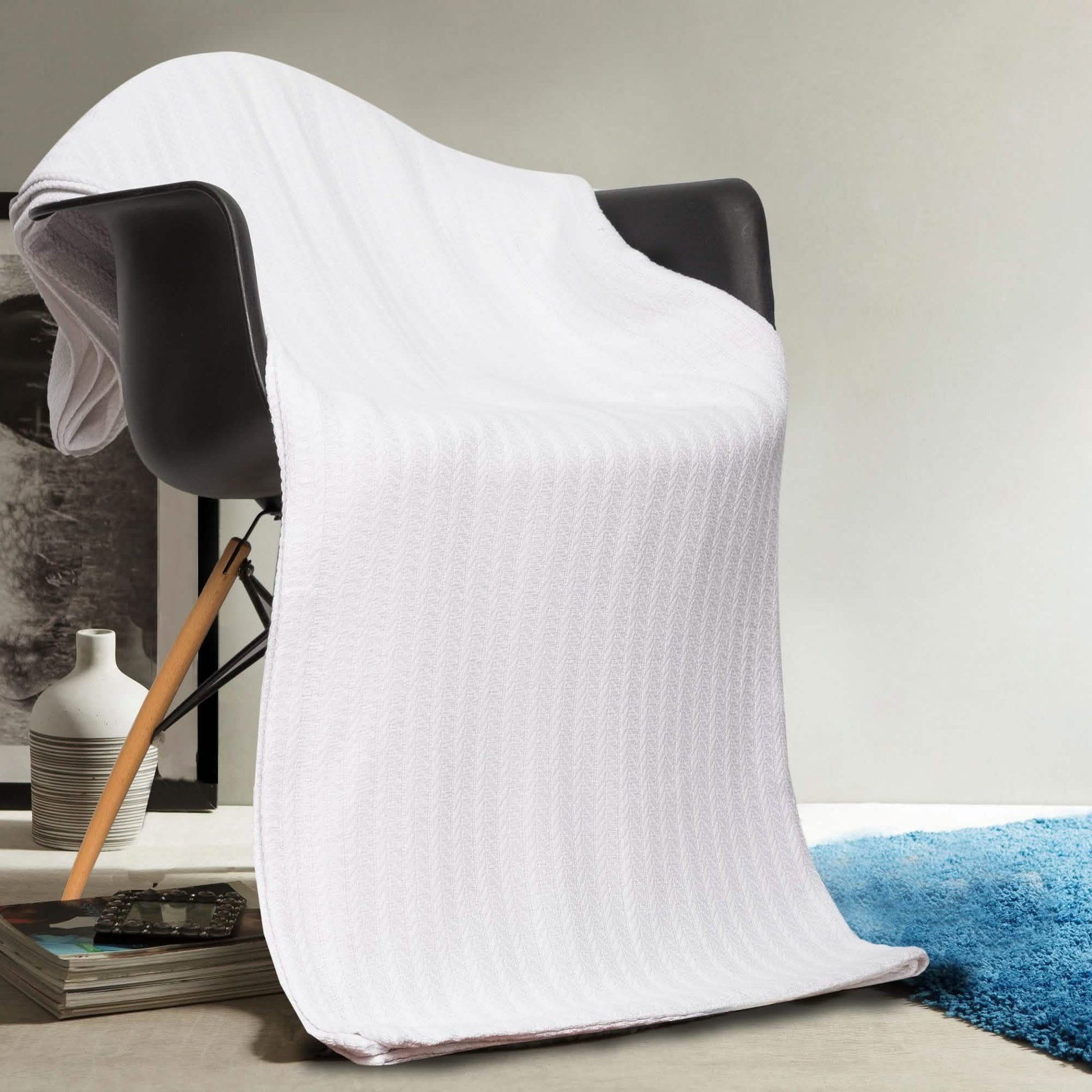 100% Cotton Oversized Heavy Super Soft Throw Blanket Cover DailySale