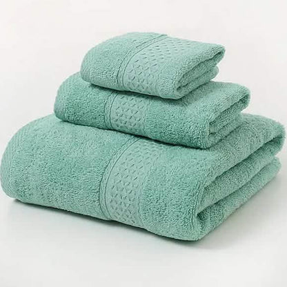 100% Cotton Premium Ring Spun Towel Set DailySale