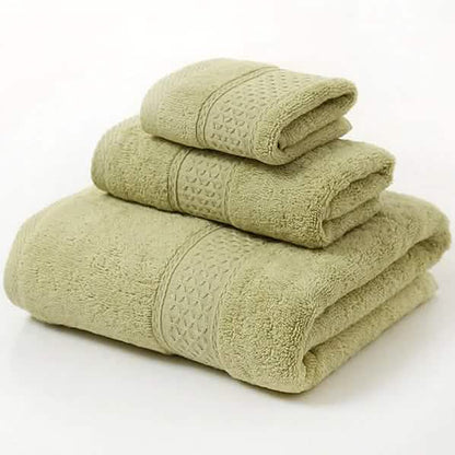 100% Cotton Premium Ring Spun Towel Set DailySale