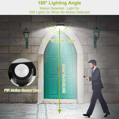 100 LED Solar Powered Wall Lights Outdoor DailySale
