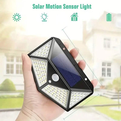 100-LED Solar Rechargeable Outdoor Light DailySale