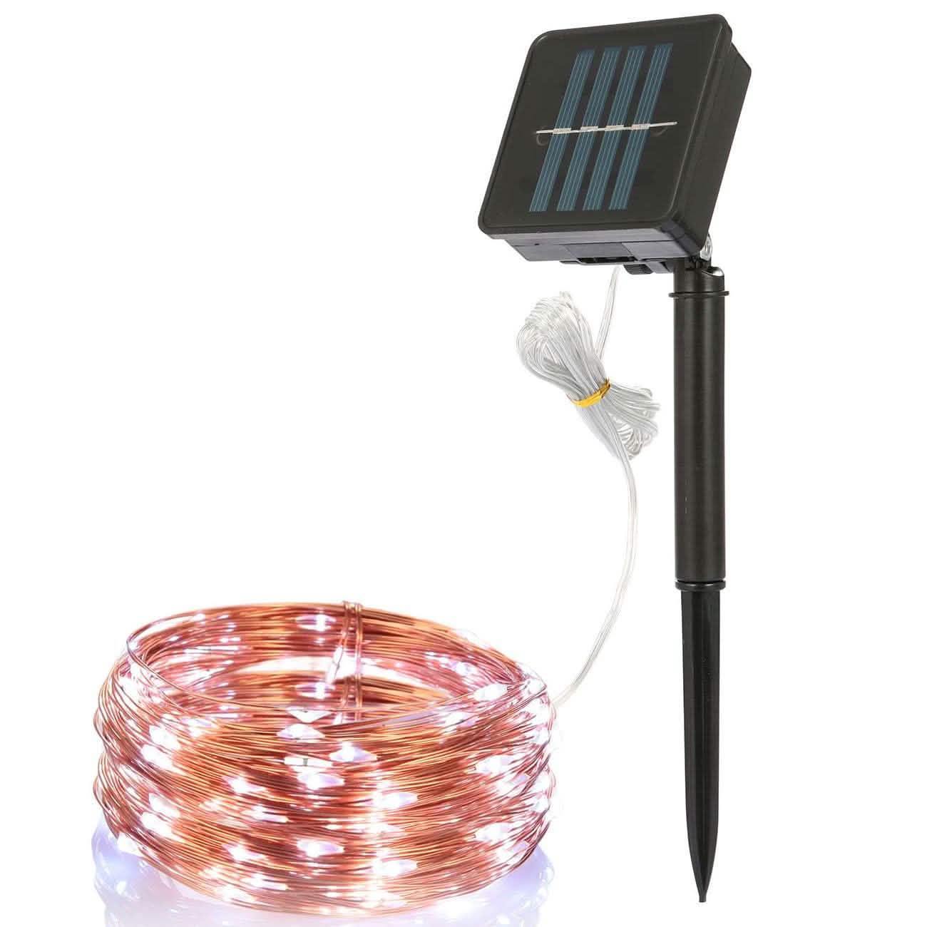 100 LEDs Solar String Lights DailySale