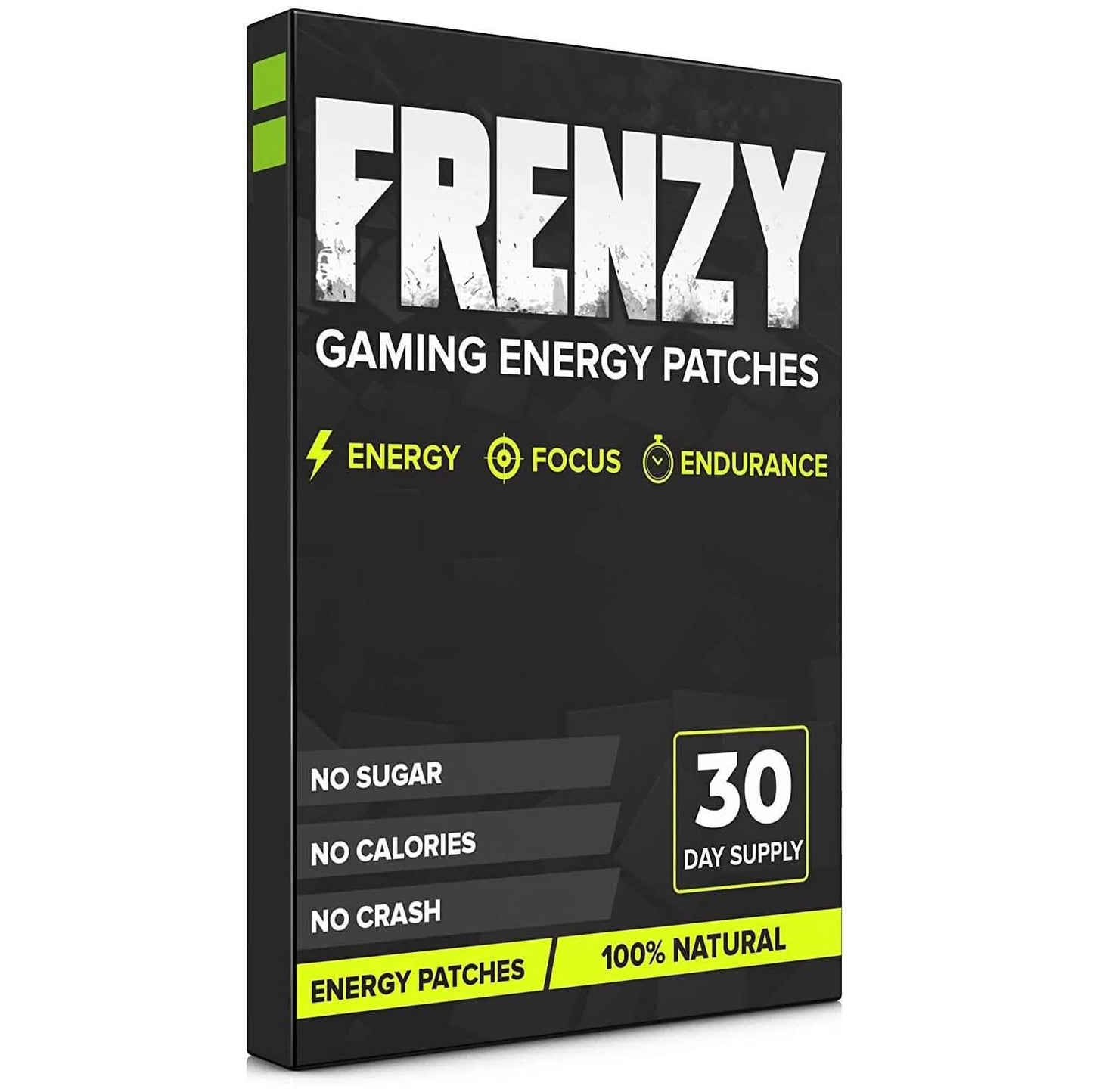 100% Natural Frenzy Gaming Energy Patches DailySale