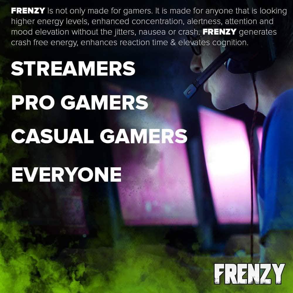 100% Natural Frenzy Gaming Energy Patches DailySale
