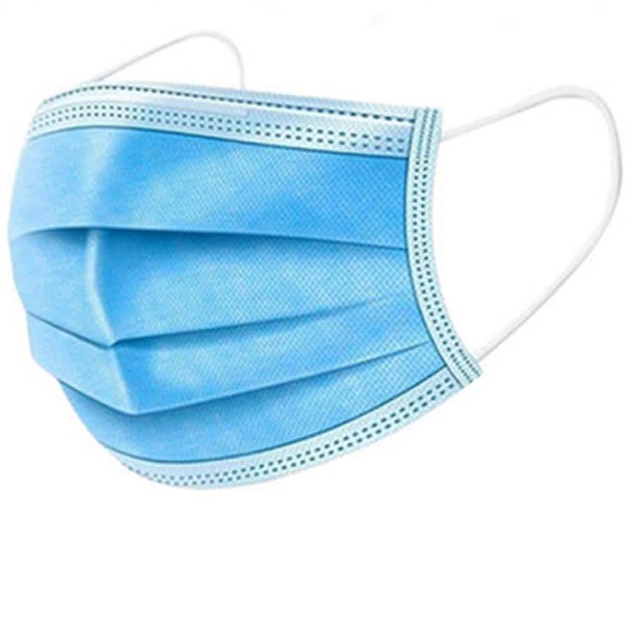 100-Pack: 3 Layer Disposable Protective Face Masks DailySale
