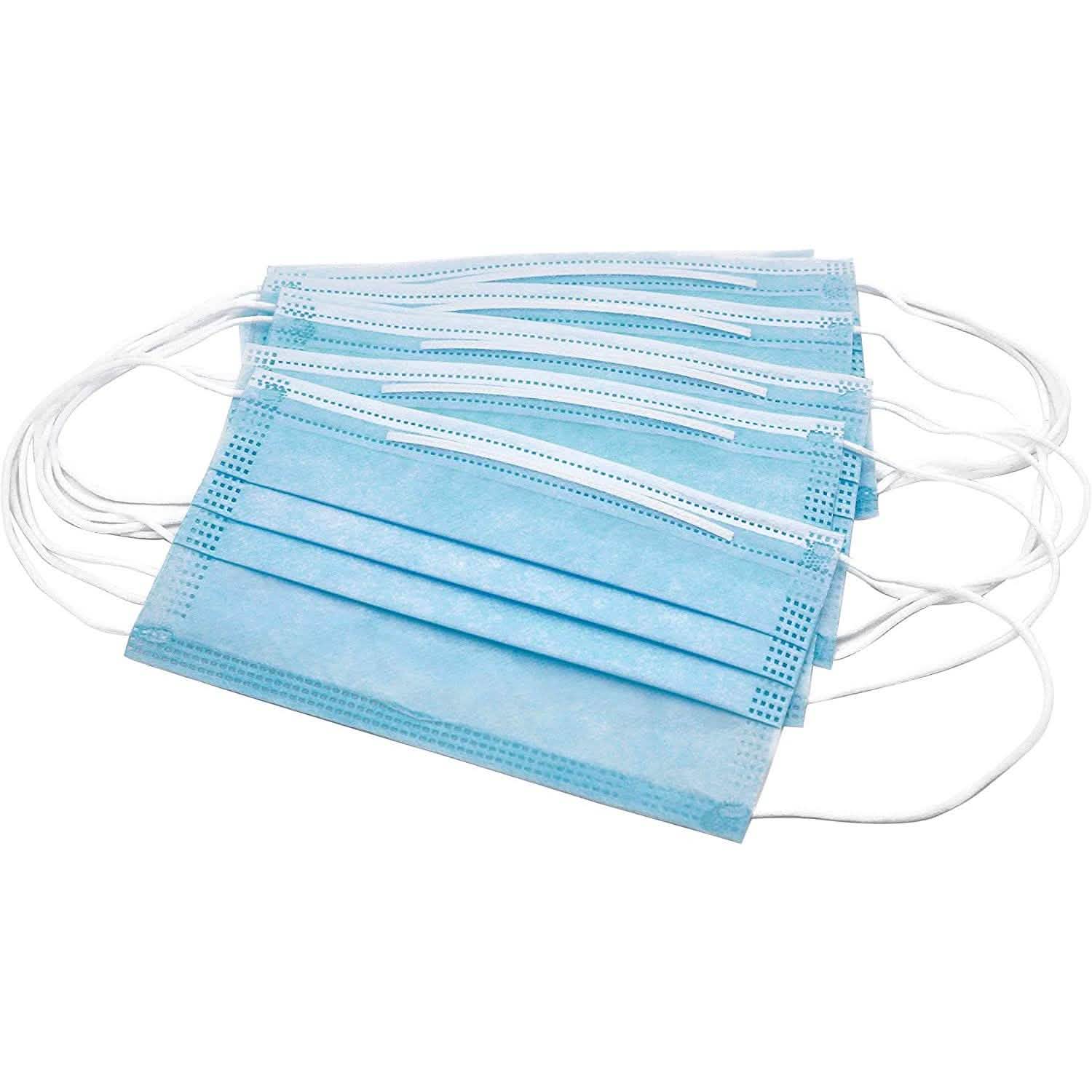 100-Pack: 3 Layer Disposable Protective Face Masks DailySale