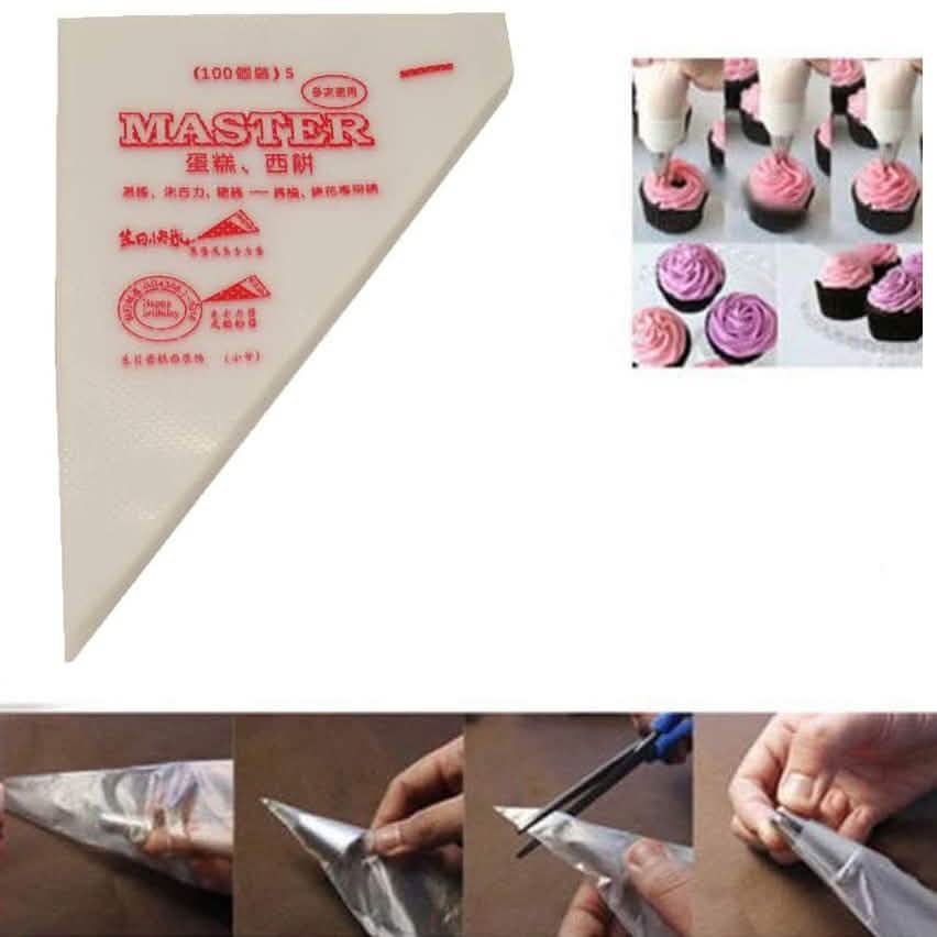 100-Pack: Disposable Cream Pastry Bags DailySale