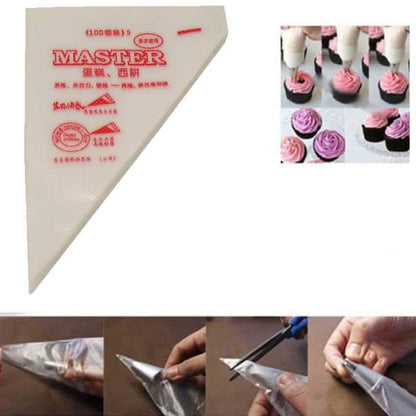 100-Pack: Disposable Cream Pastry Bags DailySale