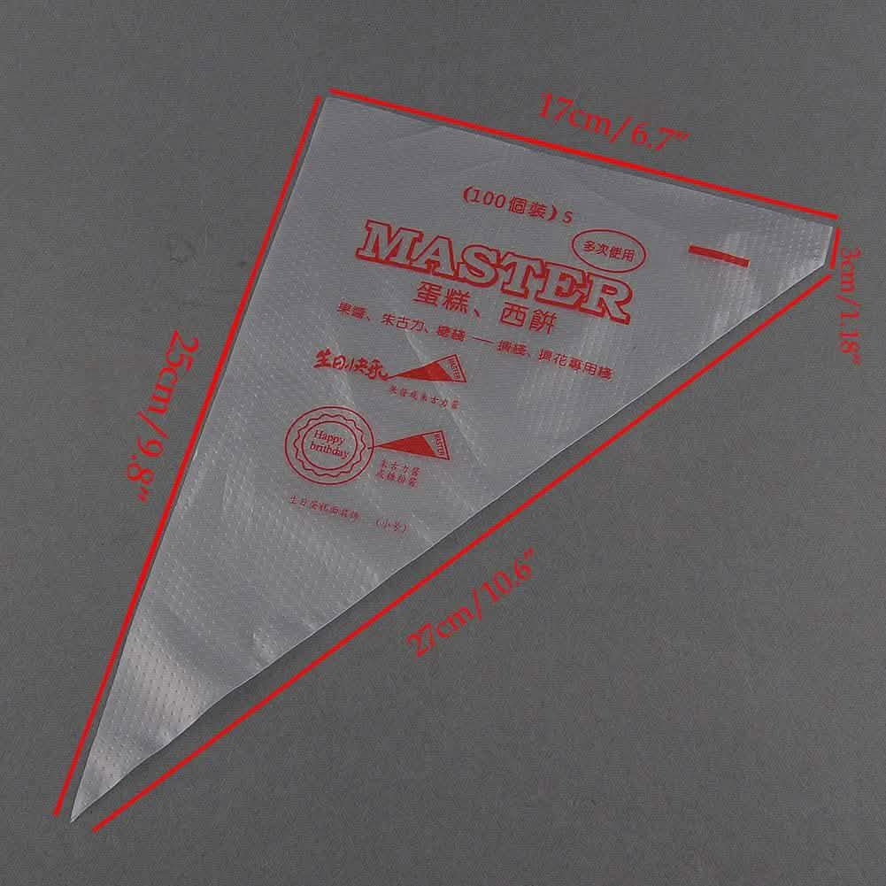 100-Pack: Disposable Cream Pastry Bags DailySale