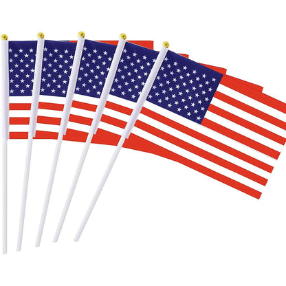 100-Pack: Handheld Small Miniature American Flag DailySale