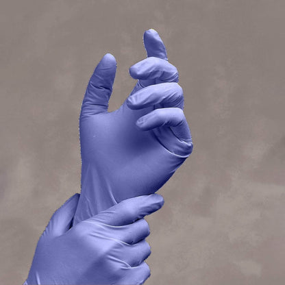 100-Pack: Nitrile Powder Free Violet Medium Gloves DailySale