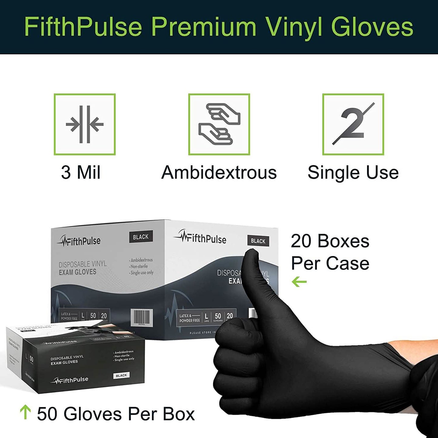 100-Pack: Vinyl Disposable Gloves DailySale