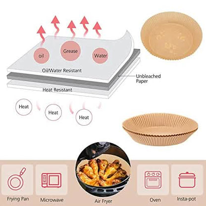 100-Piece: Air Fryer Disposable Paper Liner DailySale