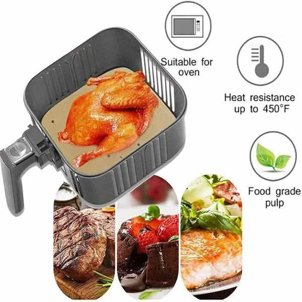 100-Piece: Air Fryer Parchment Paper DailySale