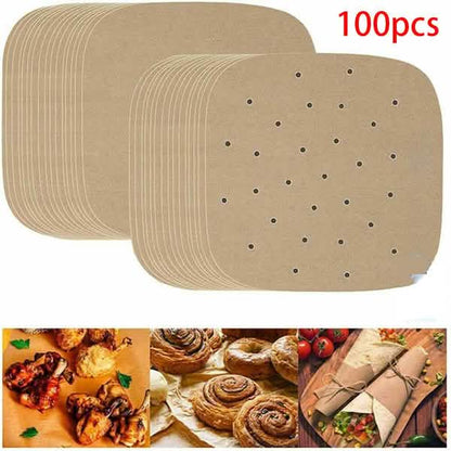 100-Piece: Air Fryer Parchment Paper DailySale