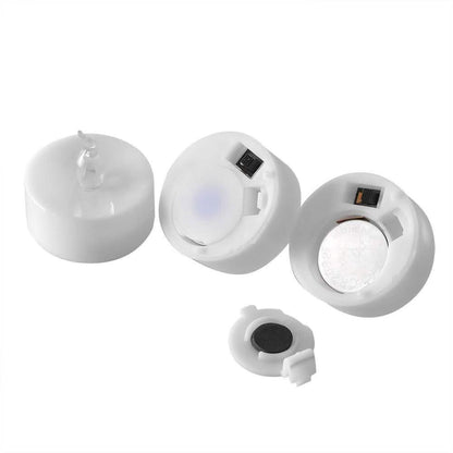 100-Piece: Cool White LED Tealight Flameless Smokeless Candles DailySale