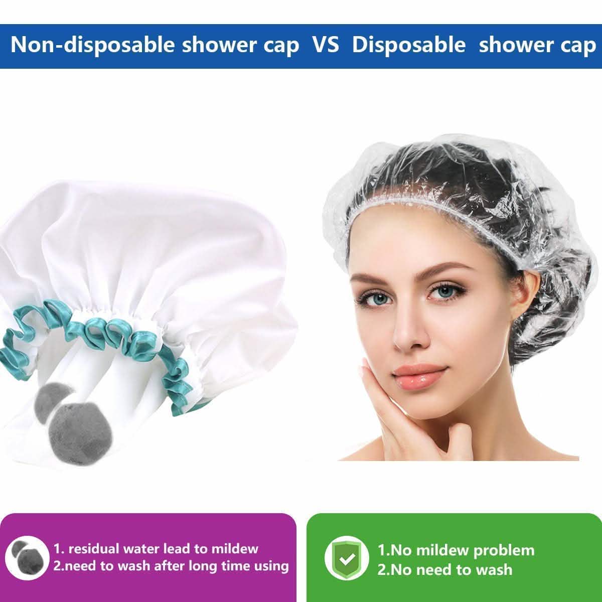 100-Piece: Disposable Shower Cap DailySale