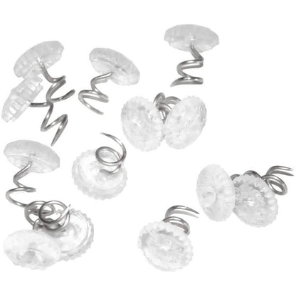 100-Piece: Transparent Head Twist Needle DailySale