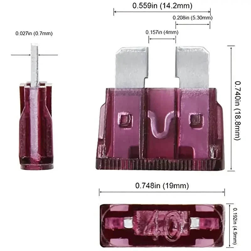 100-Pieces: Car Fuses Assortment Kit, Car Automotive RV Standard Fuses DailySale