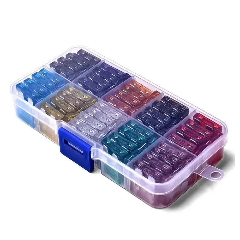 100-Pieces: Car Fuses Assortment Kit, Car Automotive RV Standard Fuses DailySale