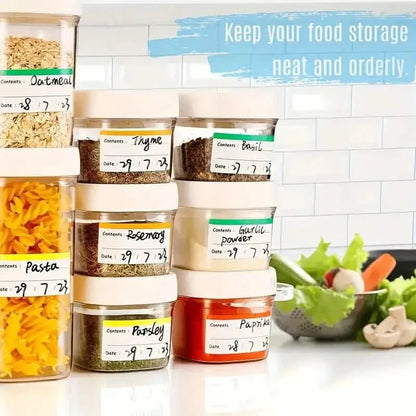 100-Pieces: Colored Freezer Labels Food Storage Labels Stickers DailySale