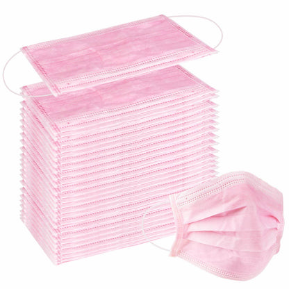 100-Pieces: Disposable 3 Ply Earloop Face Masks DailySale