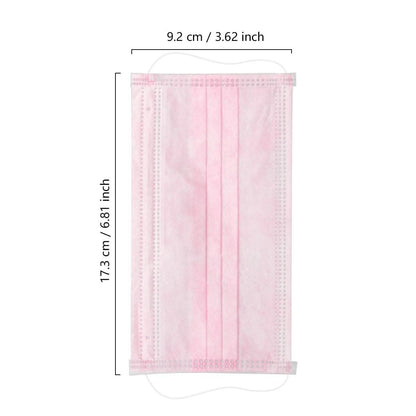 100-Pieces: Disposable 3 Ply Earloop Face Masks DailySale