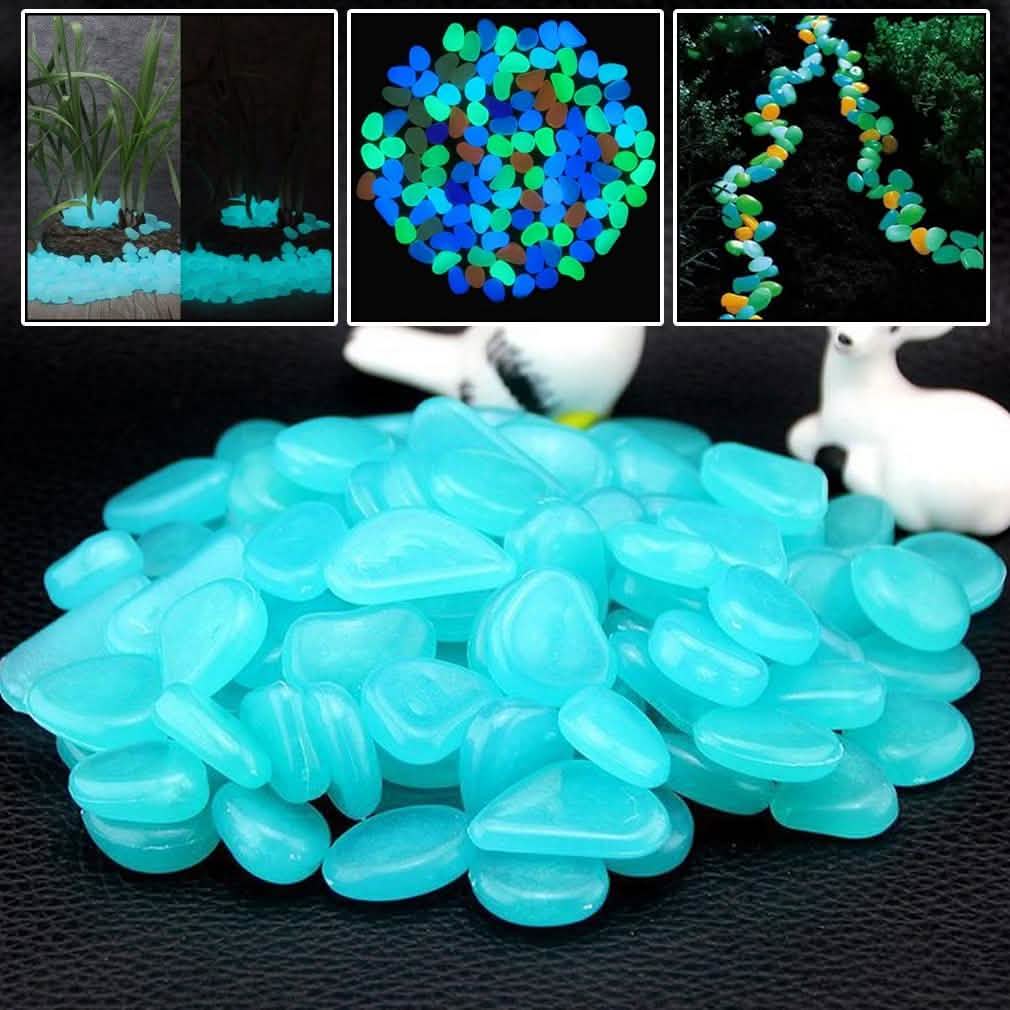 100-Pieces: Glow in the Dark Luminous Stones DailySale