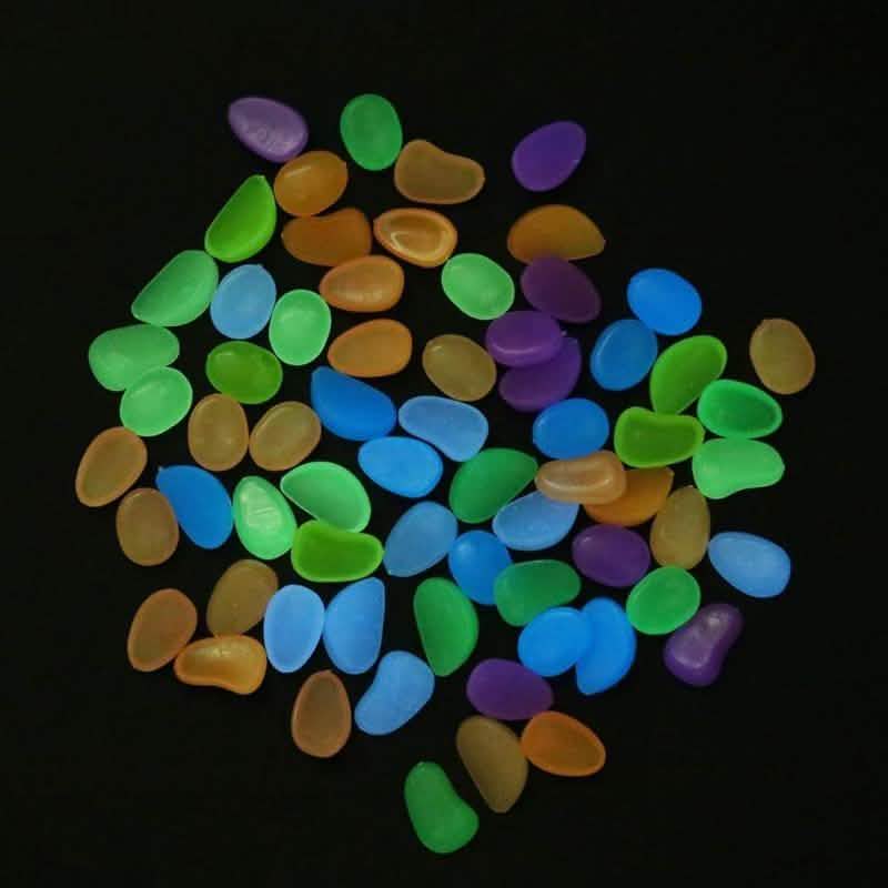 100-Pieces: Glow in the Dark Luminous Stones DailySale